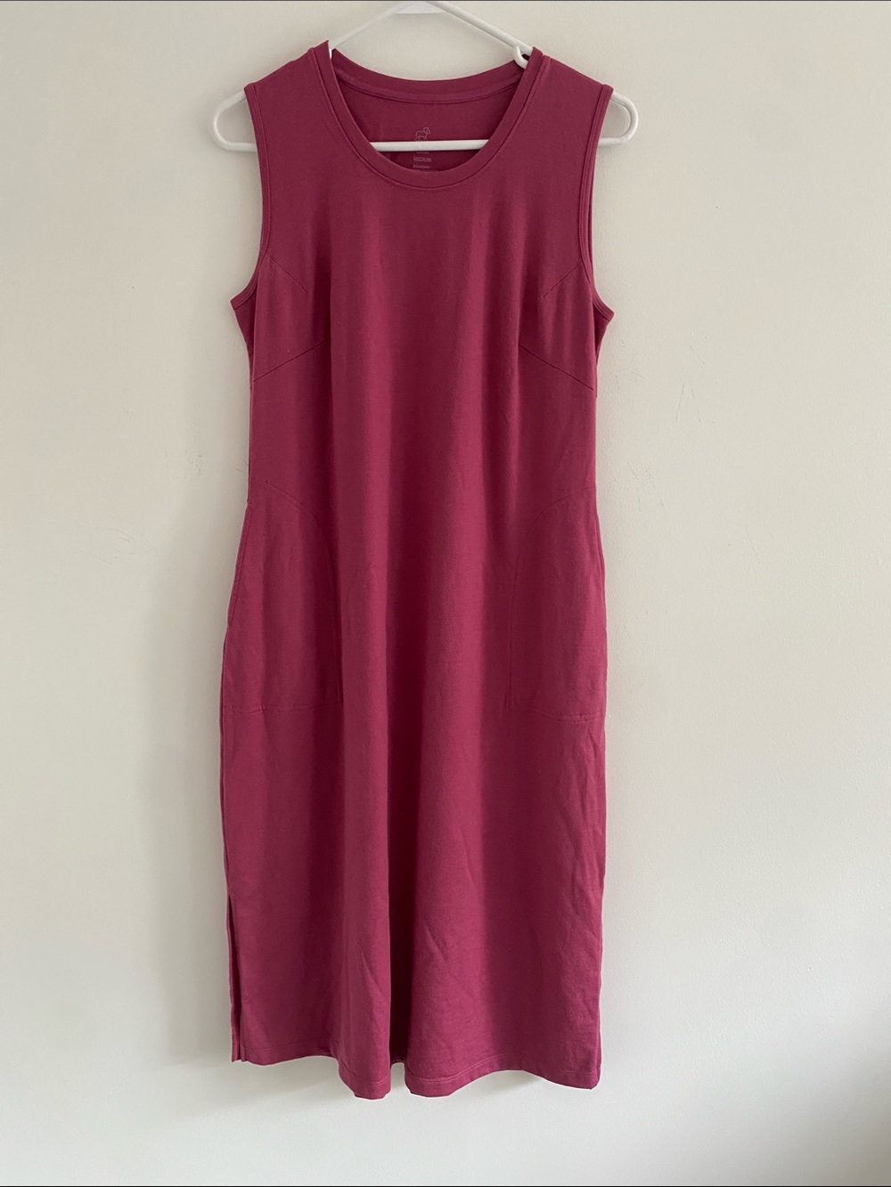 Woolx Merino Wool Cassie Dress Mesa Rose Pink Size Medium